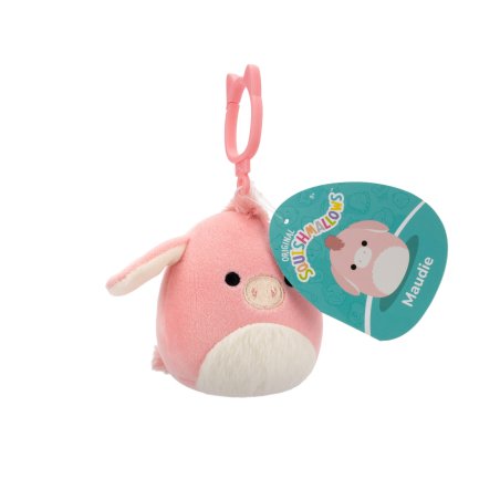 Squishmallows - 9 cm P22 Clip On - Maudie Pink Donkey
