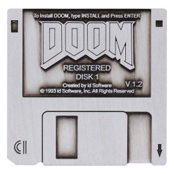 Doom pin Floppy Disk Limited Edition