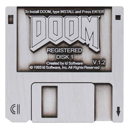 Doom pin Floppy Disk Limited Edition
