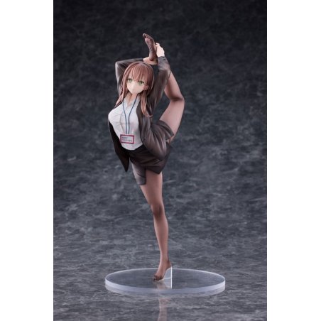 Original Character statuette PVC 1/6 OL-chan Who Doesn't Want to Go to Work White Ver. 26 cm