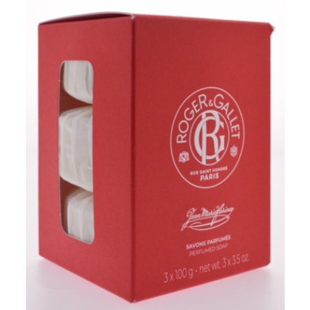 Roger & Gallet Jean Marie Farina Individual Soaps in Gift Box 3 x 100g - Sealed