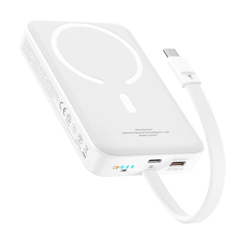 Baseus Mini 10000mAh 30W Magnetic Powerbank (white) Bayern Edition