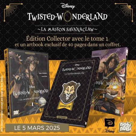 DISNEY TWISTED WONDERLAND - SAVANACLAW - Tome 1 - EDITION COLLECTOR