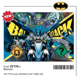 Clementoni Batman Jeu de puzzle 104 pièce(s) Bandes dessinées