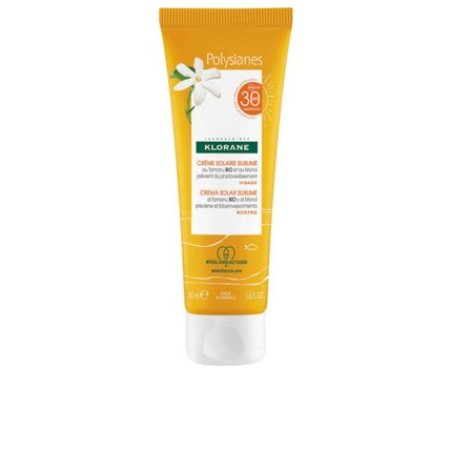 Klorane Polysianes Monoi and Tamanu Organic Sublime Sunscreen Cream SPF30 50ml