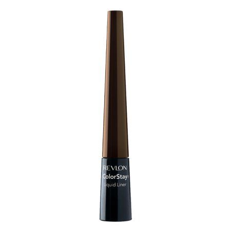 Revlon Colorstay Liquid Eyeliner Waterproof Smudgeproof Longwearing Eye Makeup with Ultra-fine Tip Black Brown 2.5ml