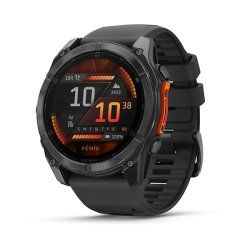 Garmin Fenix 8 3,56 cm (1.4") AMOLED 51 mm Numérique 454 x 454 pixels Écran tactile Gris Wifi GPS (satellite)