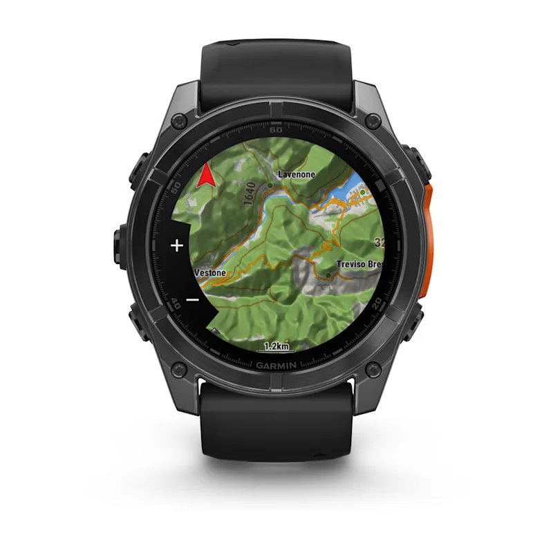 SMARTWATCH GARMIN FENIX 8 AMOLED 51MM ACERO NEGRO