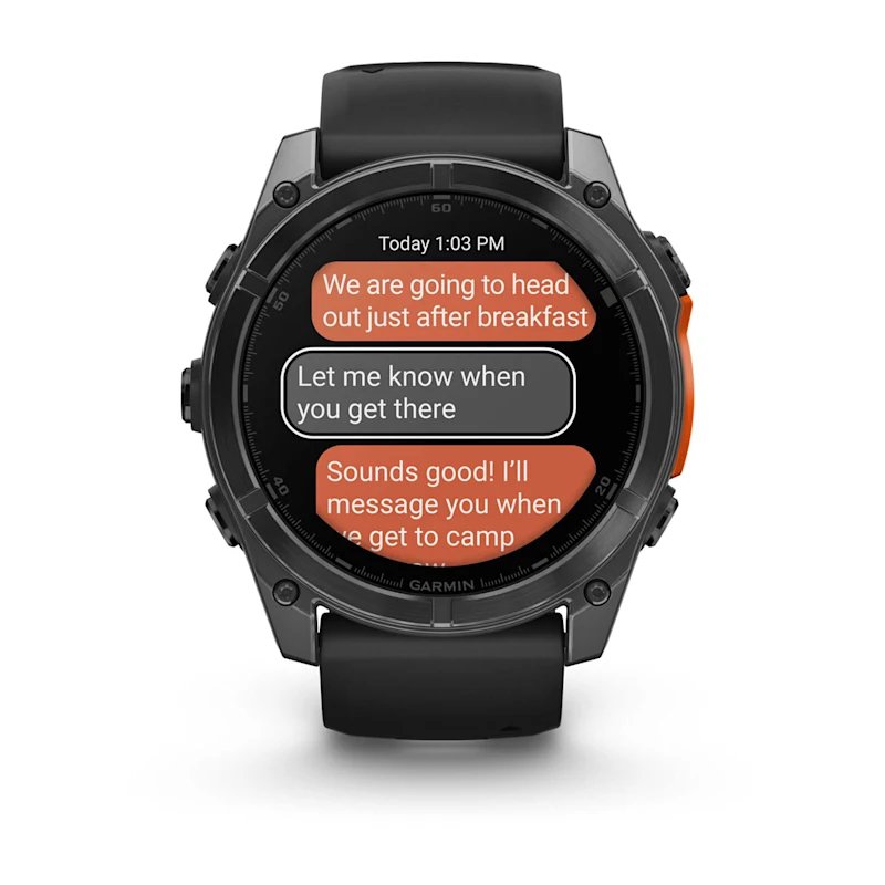 SMARTWATCH GARMIN FENIX 8 AMOLED 51MM ACERO NEGRO