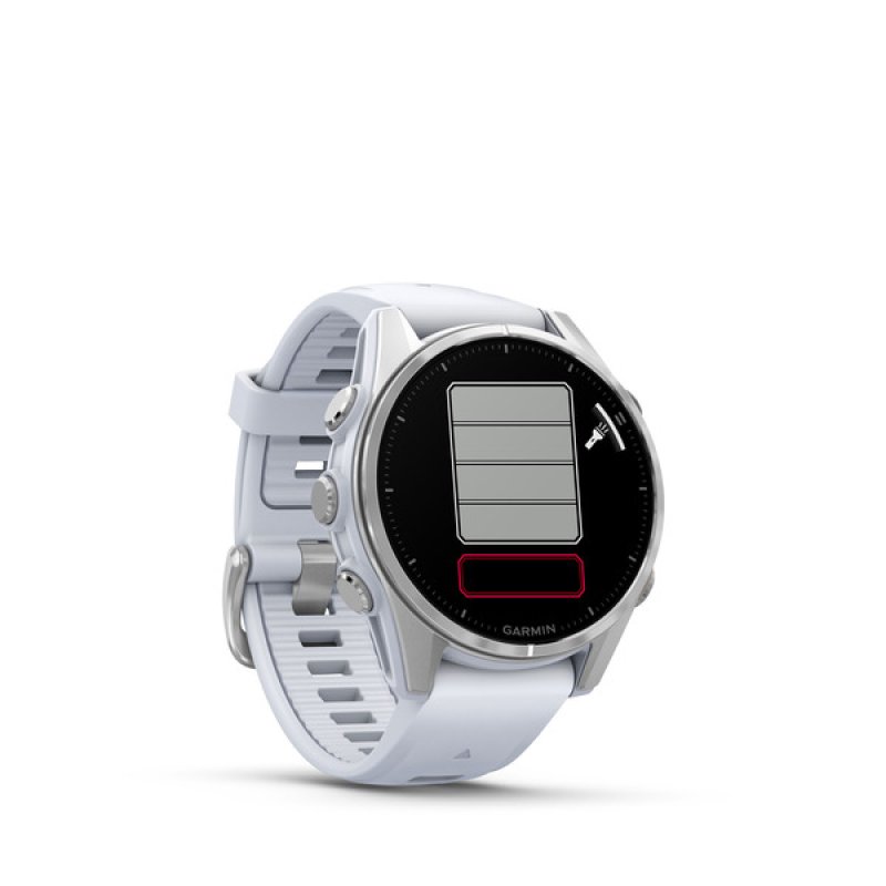 Garmin Fenix 8 3.3 cm (1.3") AMOLED 43 mm Digital 416 x 416 pixels Touchscreen Silver Wi-Fi GPS (satellite)