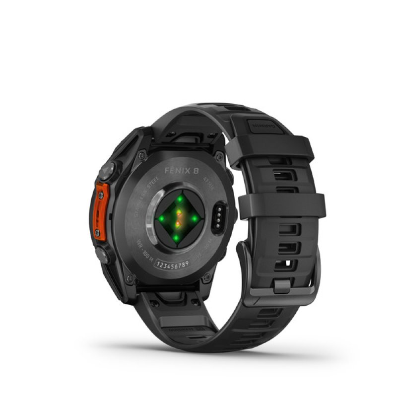 SMARTWATCH GARMIN FENIX 8 AMOLED 47MM ACERO NEGRO