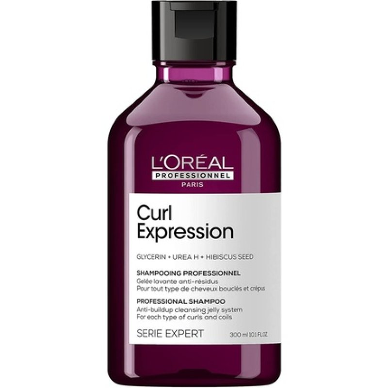 L'Oréal Professionnel Serie Expert Curl Expression Clarifying Shampoo with Glycerin, Urea H and Hibiscus Seed Extract