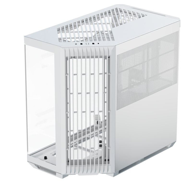 APNX V1 PC-Gehäuse, Midi-Tower, ATX, Tempered Glass - weiß