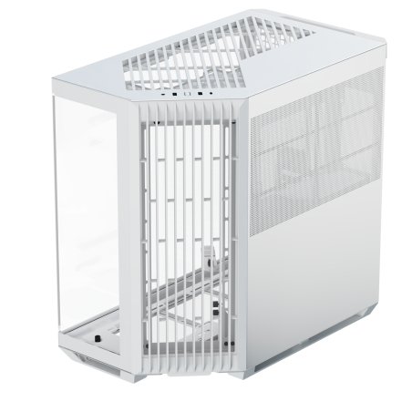 APNX V1 PC-Gehäuse, Midi-Tower, ATX, Tempered Glass - weiß