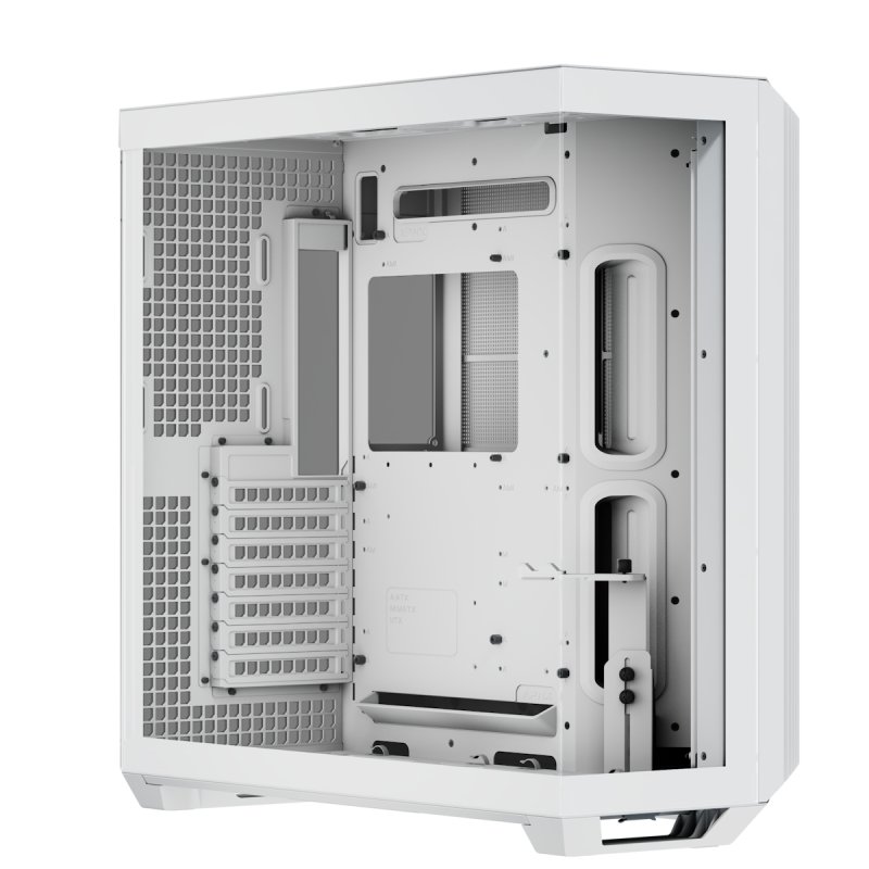 APNX V1 PC-Gehäuse, Midi-Tower, ATX, Tempered Glass - weiß