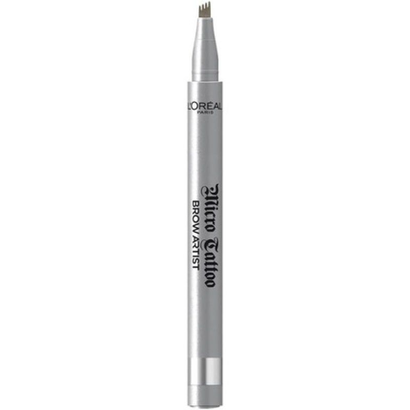 L'Oreal Paris Brow Artist Micro Tattoo 24HR Eyebrow Definer 105 Brunette 1 Count