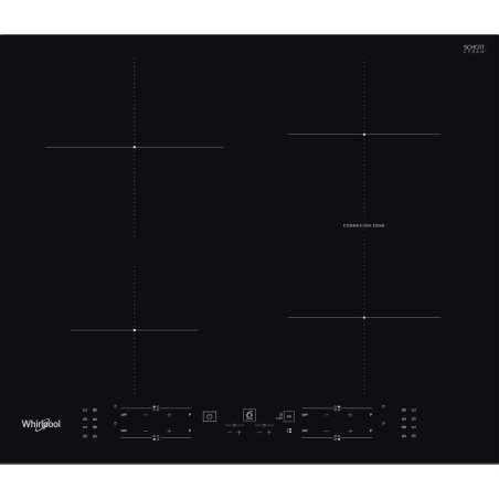 Whirlpool WB B8360 NE hob Black Built-in 59 cm Zone induction hob 4 zone(s)