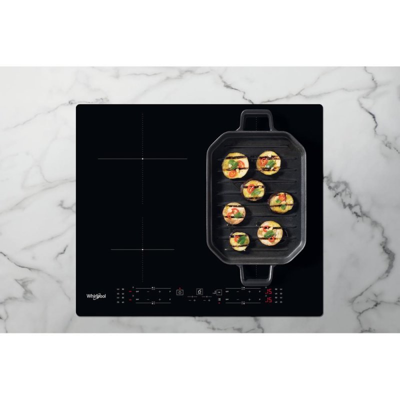 Whirlpool WB B8360 NE hob Black Built-in 59 cm Zone induction hob 4 zone(s)