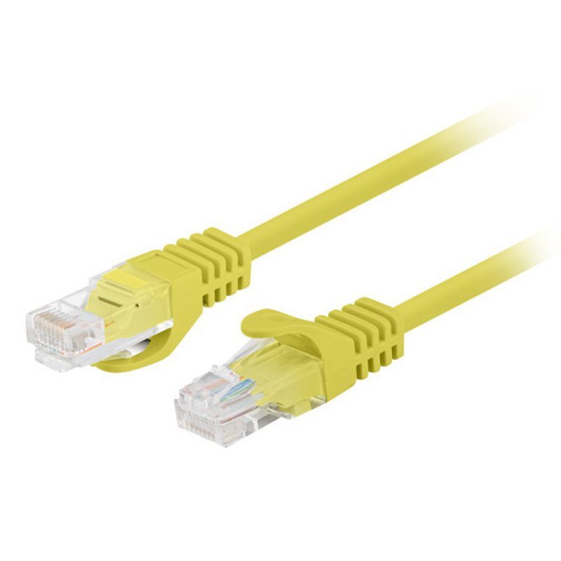 Lanberg PCU6-20CC-0300-Y networking cable Yellow 3 m Cat6 U/UTP (UTP)