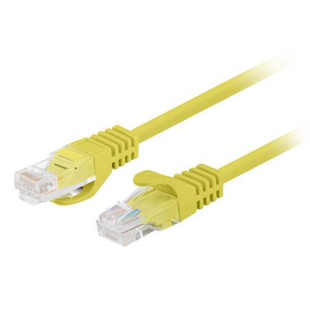 Lanberg PCU6-20CC-0300-Y câble de réseau Jaune 3 m Cat6 U/UTP (UTP)