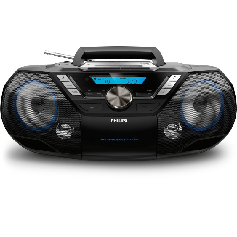 Philips Audio - AZB798T/12 CD Soundmachine - Black