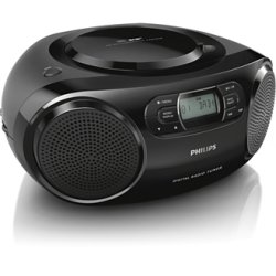 Philips Audio - Portable CD Player - Black