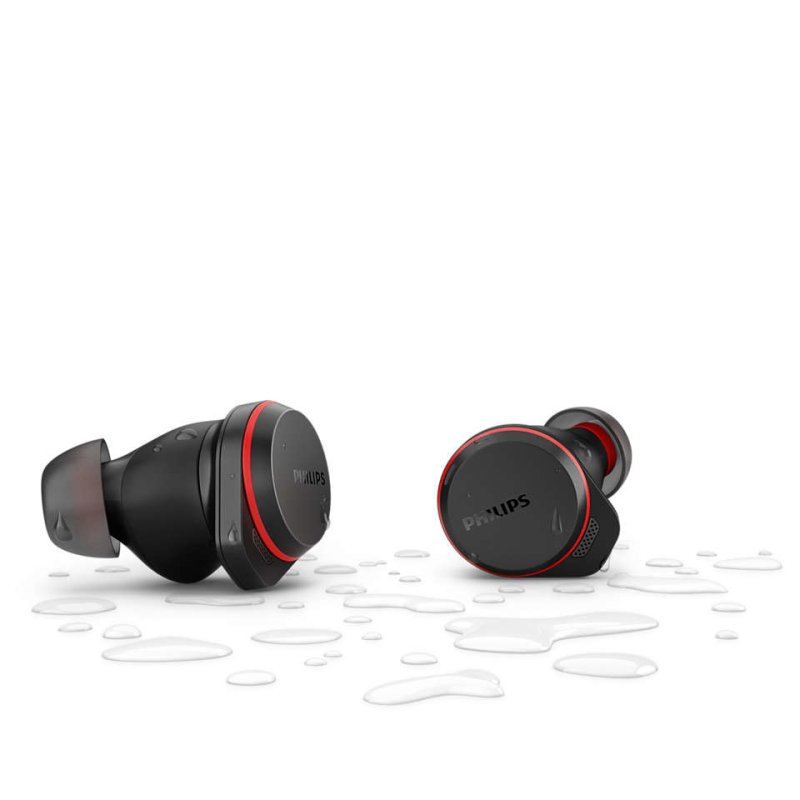 Philips TAA7507BK/00 écouteur/casque Sans fil Ecouteurs Appels/Musique Bluetooth Noir, Rouge