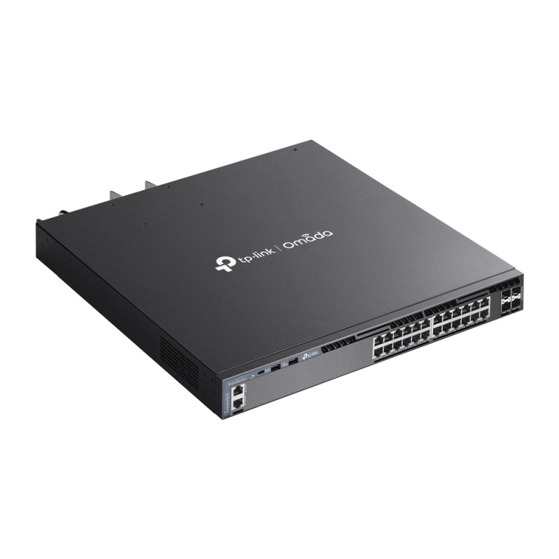 TP-Link Omada 24-Port Gigabit Stackable L3 Managed PoE Switch with 4 10G Slots