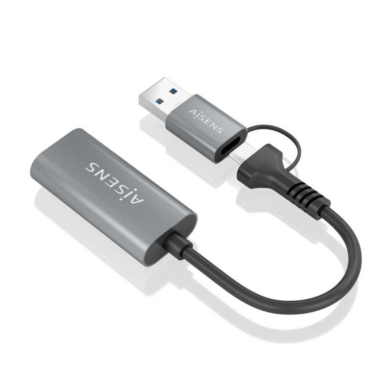 AISENS A109-0913 USB graphics adapter 1920 x 1080 pixels Grey