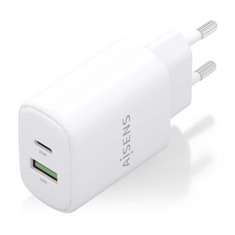AISENS A110-0911 mobile device charger Universal White AC Fast charging Indoor