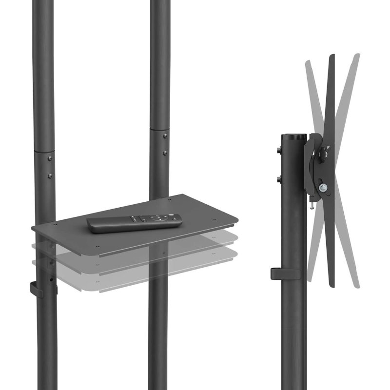 AISENS FT70TE-333 support pour téléviseur 177,8 cm (70") Noir