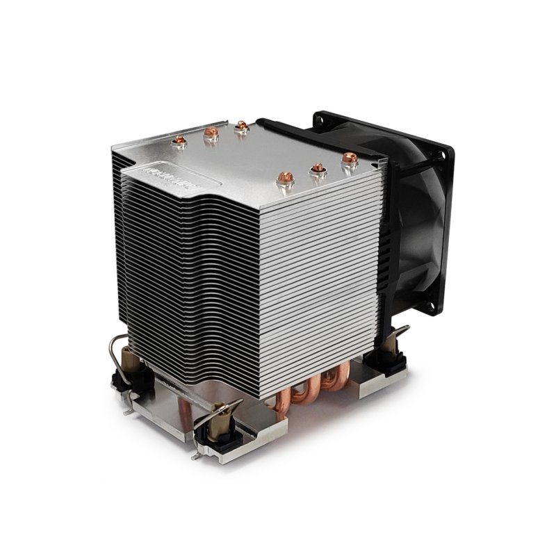 Dynatron N6 computer cooling system Processor Air cooler 8 cm Aluminium, Black, Copper 1 pc(s)