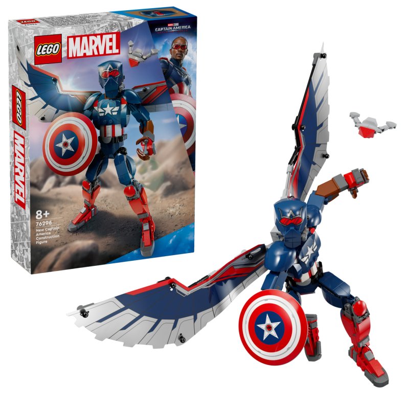 76296 Marvel Super Heroes New Captain America Baufigur