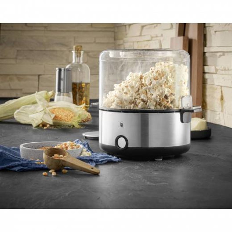 WMF KITCHENminis 0415470011 popcorn popper Black, Stainless steel 2.2 L 250 W