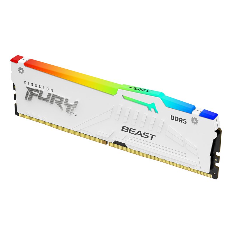 64GB DDR5 6000MT/S CL30 DIMM KIT 2 FURY BEAST WHITE RGB EXPO