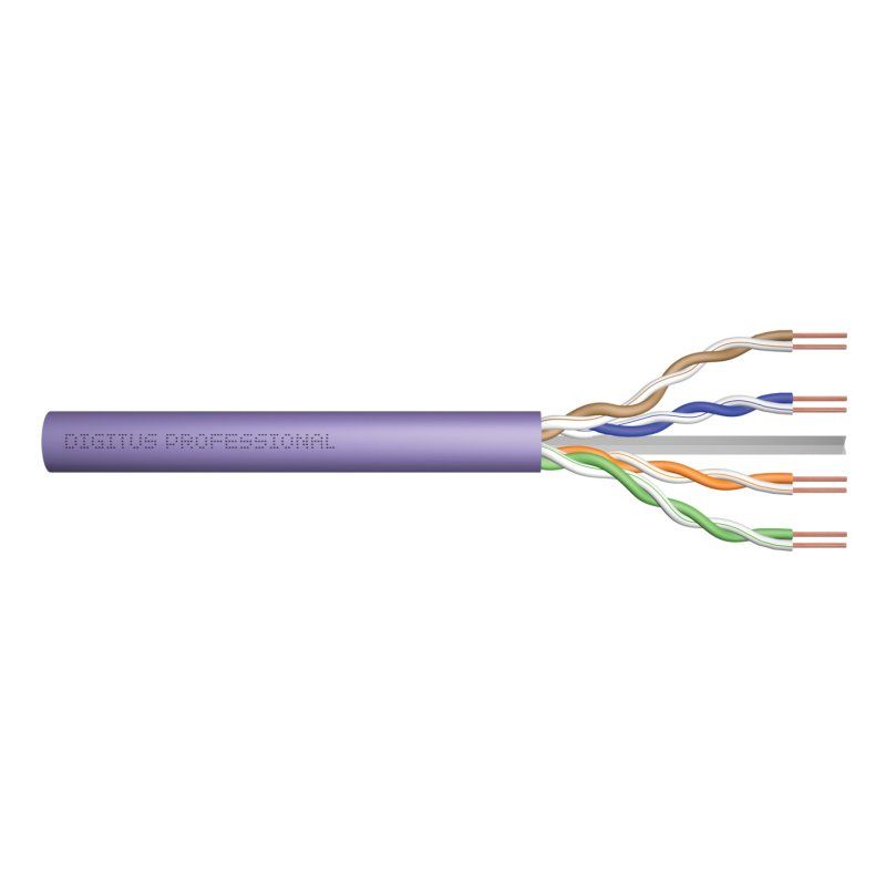 Digitus Cat.6 U/UTP installation cable, 500 m, duplex, Dca-s2,d2,a1