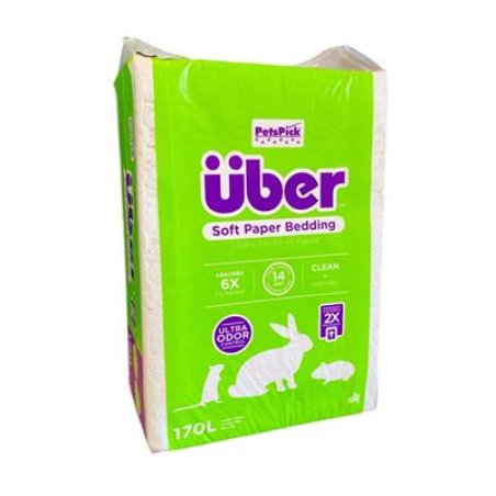 Über - Soft Paper Bedding 170l White