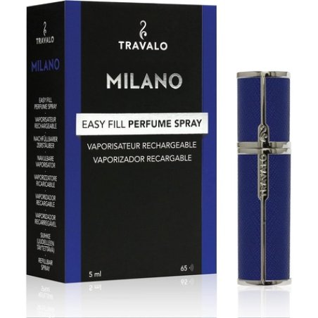 Travalo Milano Perfume Atomizer Travel Refill U-Change System TSA Approved Reusable Airtight Easy Fill Mini Pump