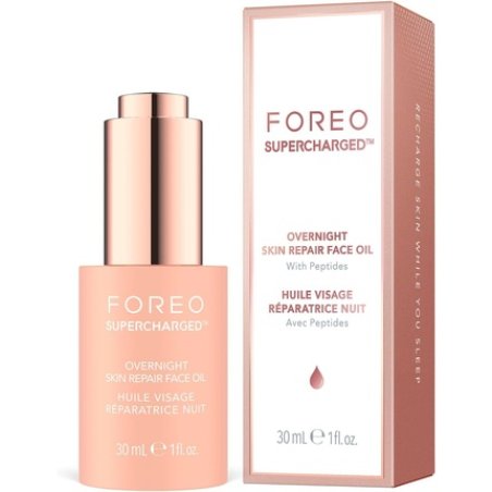 Foreo Supercharged Overnight Skin Repair Face Oil with Anti-Aging Vitamin E