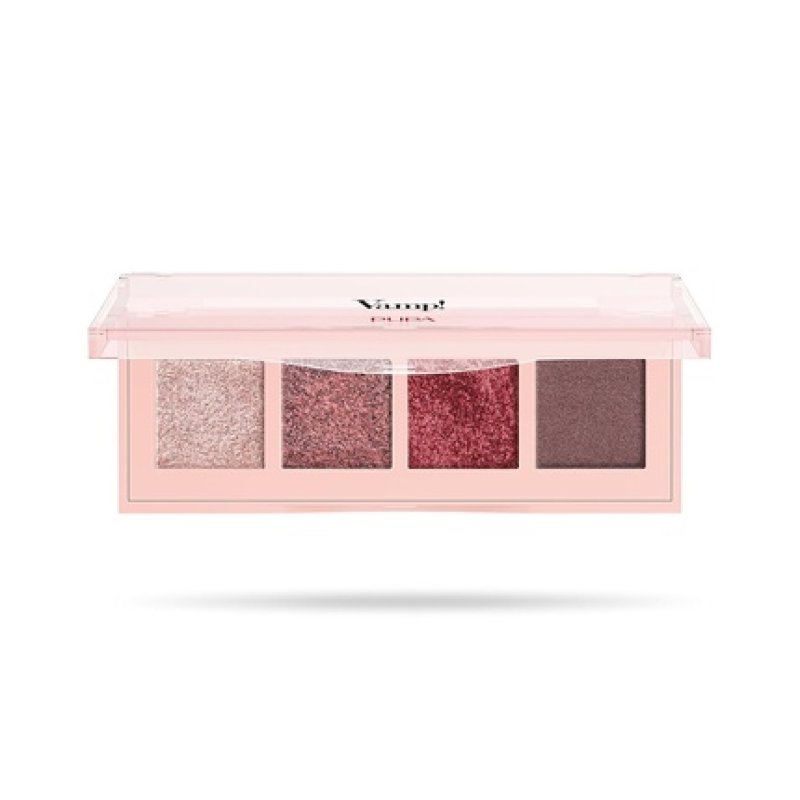 Pupa Milano Vamp! 4 Eyeshadow Palette 003 Pinkish Bronze 0.183 oz - Eye Makeup - Matt, Satin, Metallic Finishes -