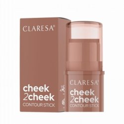 Cheek 2 Cheek Bronzer Stick 01 Neutral Sand 5.5g Claresa