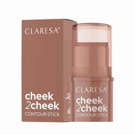 Cheek 2 Cheek Bronzer Stick 01 Neutral Sand 5.5g Claresa