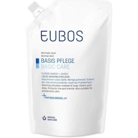 Eubos Liquid Blue Refill Bag Fragrance-Free 400ml