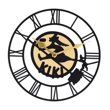 KIKI LA PETITE SORCIERE - Panneau de Kiki - Horloge 20x20x2.5cm