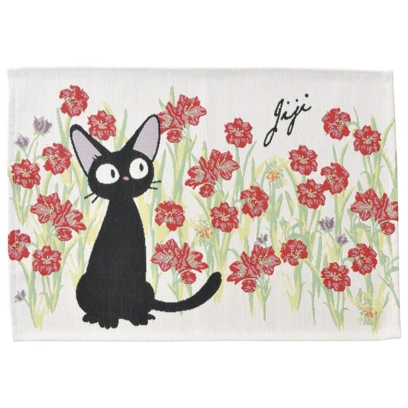 KIKI LA PETITE SORCIERE - Jiji Fleurs Rouges -Dessous de Table 34x48cm