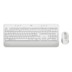 Logitech Signature MK650 Combo For Business clavier Souris incluse Bureau RF sans fil Bluetooth QWERTY Espagnole Blanc