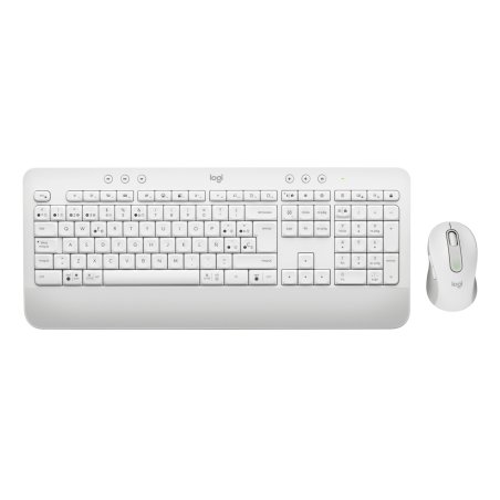 Logitech Signature MK650 Combo For Business clavier Souris incluse Bureau RF sans fil Bluetooth QWERTY Espagnole Blanc