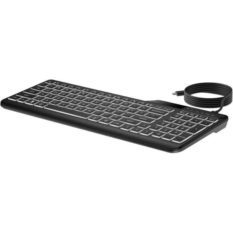 HP 400 Backlit Wired Keyboard