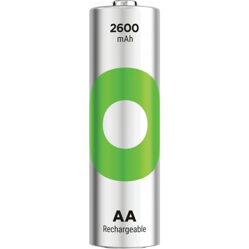 GP - ReCyko Rechargeable Battery Size AA, 2600 mAh, 4-pack