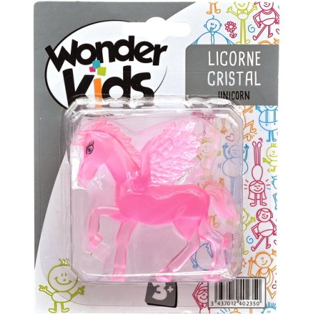 Figurine licorne cristal
